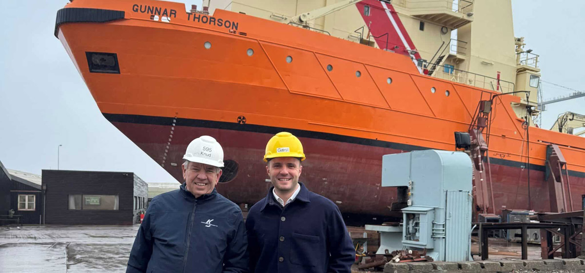 Forsvarsordfører besøgte Karstensens Skibsværft forud for stor ordre